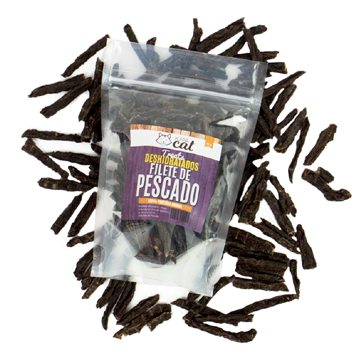 Deshidratado Gato Filete de pescado 45 gs